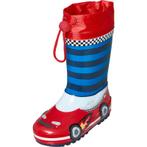 Playshoes regenlaarzen Race Auto Rood Blauw Maat 23