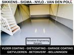 80m2 _ 2K Epoxy Garage vloercoating Werkplaats Betoncoating, Verzenden, Wit, Nieuw, Verf