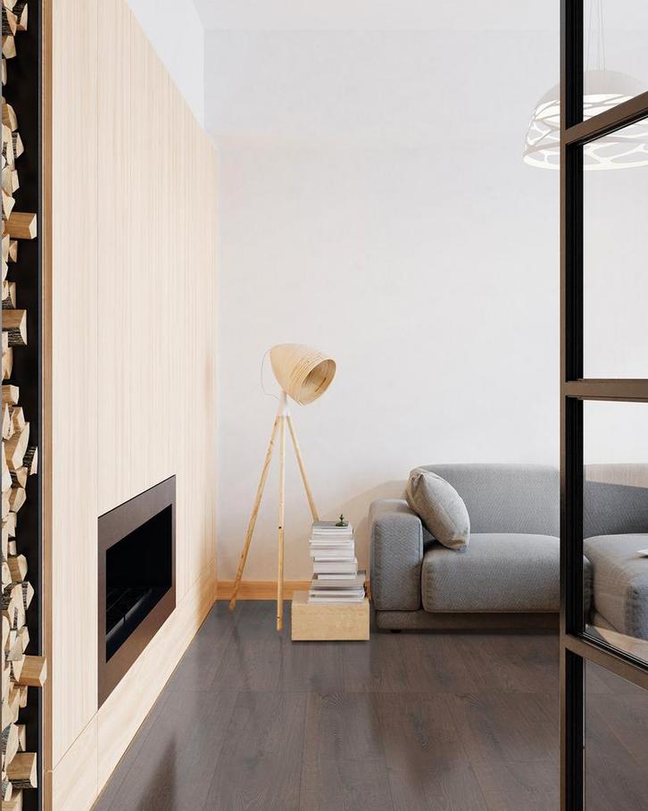 Laminaat rechte plank donker eiken |  Hoomline Elite XL V4, Huis en Inrichting, Stoffering | Vloerbedekking, Ophalen