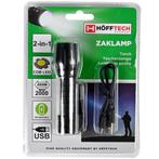 Hofftech Tactical zaklamp - zoomfunctie - LED COB - oplaa..., Ophalen of Verzenden, Nieuw