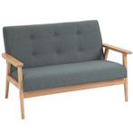 TRUUSK Dubbelbank Loveseat 2-zits Met Bekleding Compact Ontw, Huis en Inrichting, Banken | Bankstellen, Verzenden, Nieuw