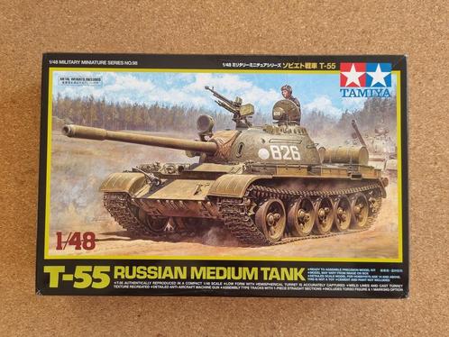 Tamiya 32598 T-55 1:48, Hobby en Vrije tijd, Modelbouw | Auto's en Voertuigen, Tamiya, Verzenden