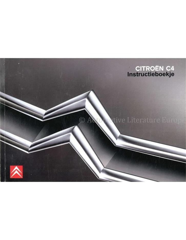 2009 CITROEN C4 INSTRUCTIEBOEKJE NEDERLANDS, Auto diversen, Handleidingen en Instructieboekjes
