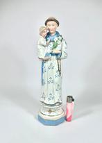 sculptuur, San Antonio de Padua con el Niño Jesús - 31 cm -