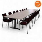 Vergadertafel - Ahrend 480x120 - Ahrend 500 - Bestaand uit 2, Vergader- of Presentatieruimte, Ophalen of Verzenden, Gebruikt, Tafel