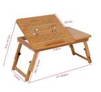 Bamboe Lees- en Laptoprek – Bed en Slaapzaal Bureau, Verzenden, Nieuw