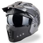 VINZ Shikoku Streetfighter Helm - Grijs, Motoren, Verzenden, Nieuw met kaartje, XL, Jethelm