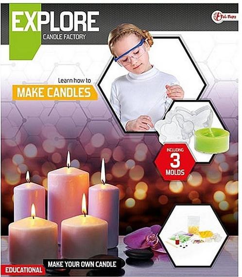 Explore Set - Kaarsen | Toi-Toys - Hobby Artikelen, Hobby en Vrije tijd, Knutselen, Nieuw, Verzenden