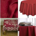 Grote collectie rode tafelkleden / tafellakens ook rond rood, Ophalen of Verzenden, Nieuw, Binnen