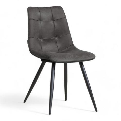 MX Sofa Eetkamerstoel Peak | Antraciet | Microvezelstof, Huis en Inrichting, Stoelen, Nieuw, Ophalen