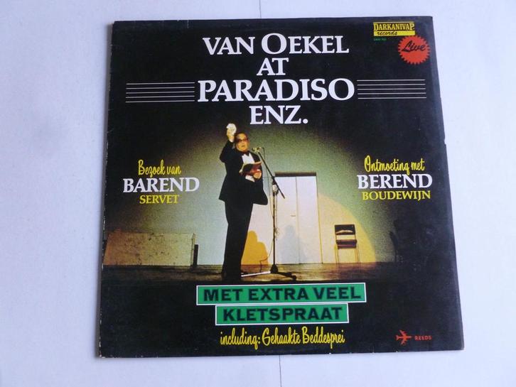 Van Oekel at Paradiso enz. (LP), Cd's en Dvd's, Vinyl | Nederlandstalig, Zo goed als nieuw, Verzenden