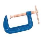Silverline G-klem - gietijzeren frame - 75 mm - roestbest..., Doe-het-zelf en Verbouw, Ophalen of Verzenden, Nieuw