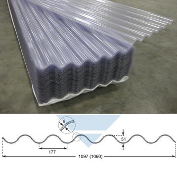 ATLAS ACOMFA GOLFPLATEN 3 WANDIG POLYCARBONAAT 177/51 TYPE F beschikbaar voor biedingen