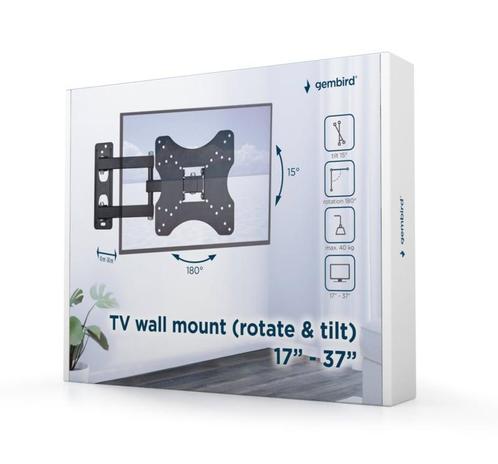 Tv muurbeugel muur beugel draai- en kantelbaar 17-37 inch, Audio, Tv en Foto, Televisiebeugels, Nieuw, Verzenden