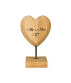 Houten Hart Mr. & Mrs., Hobby en Vrije tijd, Verzenden, Nieuw
