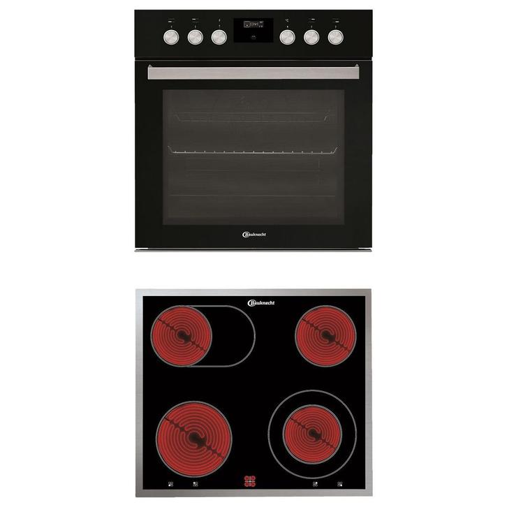 Bauknecht HEKO Black 500 P – Inbouw oven- en kookplaat set –, Witgoed en Apparatuur, Kookplaten, Nieuw, Ophalen of Verzenden