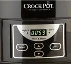 CrockPot Slow Cooker 4,7L programmeerbaar, Verzenden, Zo goed als nieuw