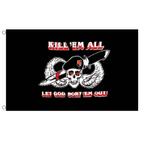 Marine vlag met tekst - Vlaggen, Ophalen of Verzenden, Nieuw