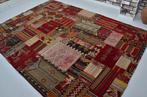 Oversized Turks Kilim Patchwork Tapijt - Vloerkleed - 304 cm, Nieuw