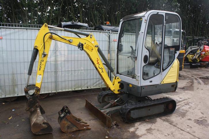 Veiling: Minigraver Wacker Neuson 1404 Diesel 2015, Zakelijke goederen, Machines en Bouw | Kranen en Graafmachines, Graafmachine
