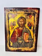 Icoon - Christus Pantokrator - Hout - 24 x 32 cm