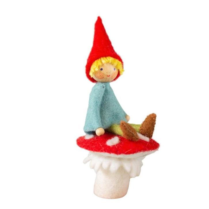 Atelier Pippilotta - DIY viltpakket - Steker paddenstoel, Kinderen en Baby's, Speelgoed | Overig