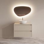 Badmeubelset BWS Riga Met Topplaat 80 cm Kasjmier, Ophalen of Verzenden, Nieuw, Bad