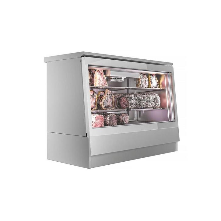 GGM Gastro | Dry age vitrinekast - 1384x740mm - met 2 glazen, Zakelijke goederen, Horeca | Meubilair en Inrichting, Nieuw in verpakking