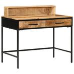 vidaXL Console Tafel 100x55x75 cm Massief Ruw Mango Hout, Verzenden, Nieuw