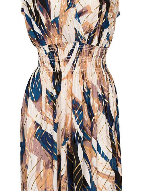 Maxi Jurk Amber Blauw, Kleding | Dames, Jurken, Verzenden