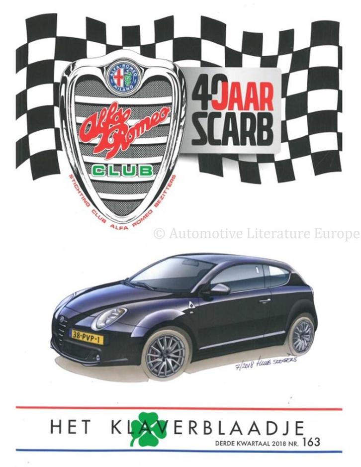 2018 ALFA ROMEO CLUB HET KLAVERBLAADJE 163 NEDERLANDS, Boeken, Auto's | Folders en Tijdschriften, Alfa Romeo