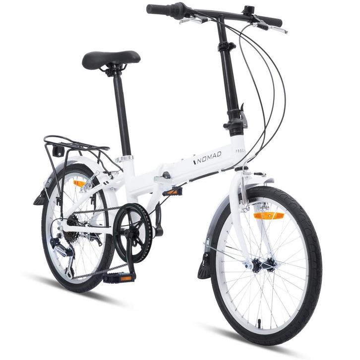 NNEDSZ Progear Bikes Nomad Folding Bike 20 in Pearl White, Fietsen en Brommers, Elektrische fietsen, Verzenden