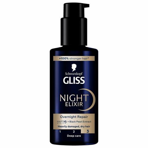 6x Gliss Night Elixer Overnight Repair 100 ml, Diversen, Overige Diversen, Nieuw, Verzenden