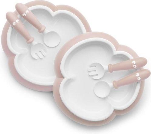 BABYBJÖRN Babybord, Lepel en Vork, set van 2 Pastelroze, Huis en Inrichting, Keuken | Servies, Verzenden