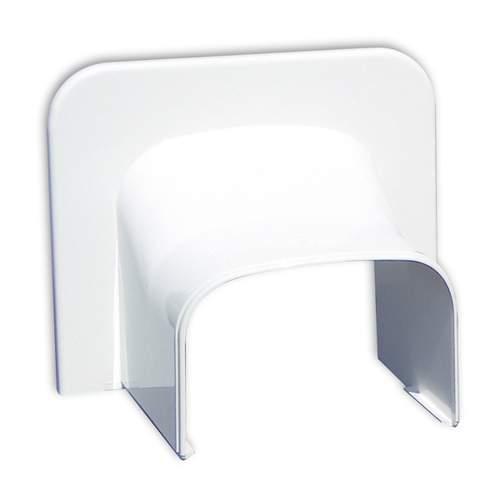 Tecnosystemi Optima muur afdekkapTM75 Zuiverwit RAL9010, Witgoed en Apparatuur, Airco's