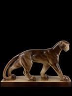 Saint Clement - sculptuur, Pantera in cammino - XL - 44 cm -