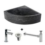 Fontein hardsteen Saniflex Corner, Doe-het-zelf en Verbouw, Sanitair, Verzenden, Nieuw