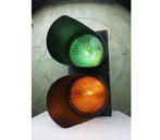 Lamp - Glas, Staal, Plastic - Verkeerslicht - Seinen, Antiek en Kunst