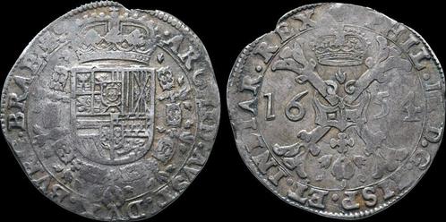 Southern Netherlands Brabant Philip Iv Ar patagon 1631 Br..., Postzegels en Munten, Munten | Europa | Niet-Euromunten, Verzenden