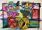 Manitos Filip Makowiak - Jazzers, Antiek en Kunst, Kunst | Schilderijen | Modern