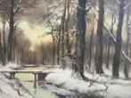 Jos van Dijk(1913-1998) - Winter., Antiek en Kunst