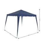 Vouwbare Partytent Capri 3x3m Donkerblauw (3x3 meter), Verzenden, Nieuw, 2 meter of meer, Partytent