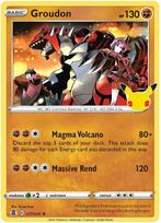 Groudon Celebrations 017/025, Hobby en Vrije tijd, Verzamelkaartspellen | Pokémon, Nieuw, Foil, Ophalen of Verzenden, Losse kaart