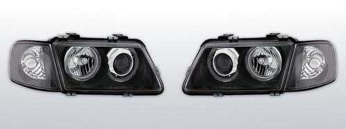 Koplampen Angel Eyes | Audi A3 8L 1996-2000 | zwart, Auto-onderdelen, Verlichting, Nieuw, Audi, Verzenden