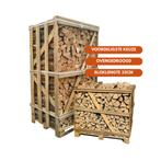 Dozen en pallets eiken haardhout - brandhout - droog €409,95, Tuin en Terras, Haardhout, Minder dan 3 m³, Verzenden, Eikenhout