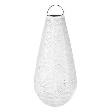 Luna solar lampion Drop met LED – 400x200mm – Ice | beschikbaar voor biedingen