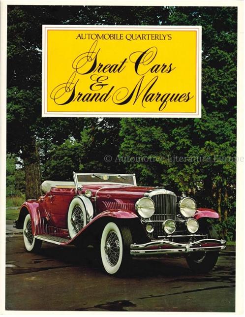 AUTOMOBILE QUARTERLYS GREAT CARS & GRAND MARQUES, Boeken, Auto's | Boeken