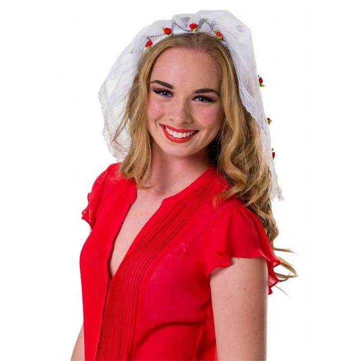 Witte tiara bruid Vrijgezellen Party, Kleding | Dames, Carnavalskleding en Feestkleding, Nieuw, Ophalen of Verzenden