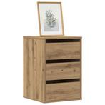 vidaXL Ladekast 40x41x58 cm bewerkt hout artisanaal, Kinderen en Baby's, Kinderkamer | Commodes en Kasten, Verzenden, Nieuw