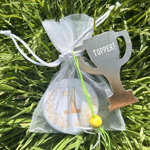 Bedankje/cadeautje Nr 1 Tennis Topper, Sport en Fitness, Tennis, Nieuw, Overige merken, Overige typen, Verzenden